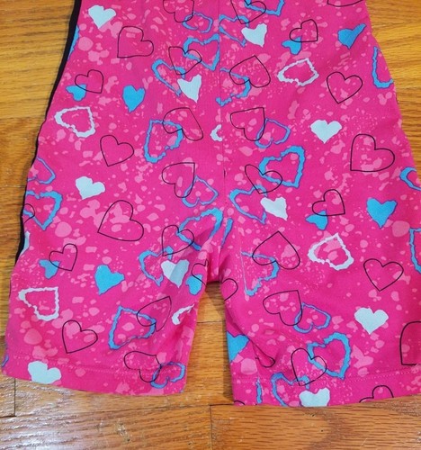 girls pink gymnastics leotard, attached shorts, XS, Freestyle/DANSKIN and co. - Picture 4 of 5