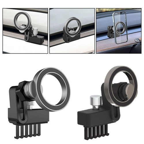 Support Smartphone Magnétique pour Tesla Model 3Y Angle de Vision Réglable - Photo 5 sur 13