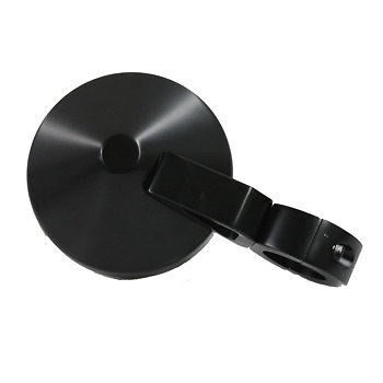 2 Polaris RZR 5" Round Billet Side Rear View Mirrors 1.75" Clamp On Black - Pair - Picture 5 of 6