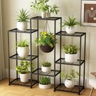 Metal Plant Stand Indoor Metal Plant Stands Outdoor Tiered Plant Shelf for Mu...