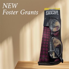 Foster Grant Monica - Magenta / 2.00 Reading Glasses W/Soft Case - New
