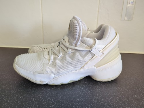 Adidas D.O.N. Ausgabe 2 Donovan Mitchell Schuhe Größe 11 Triple Cloud White FW8513 - Bild 2 von 13