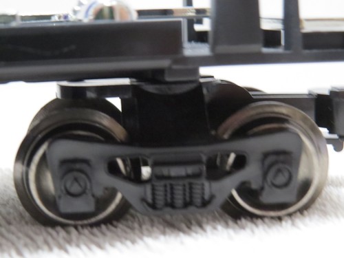 Menards Intermodal Container Carrier TTX O Gauge Black Lightly Used - Picture 12 of 13