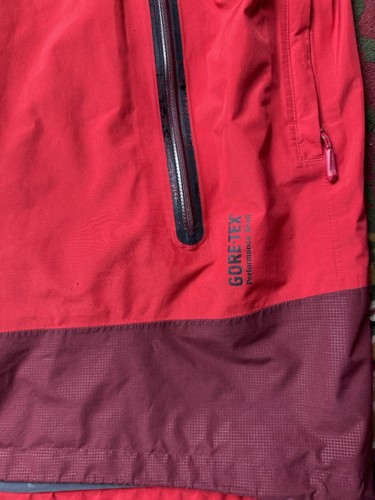Herren Mammut Gore-Tex Performance Shell rot wasserdichte Jacke Windbreaker Gr. L - Bild 11 von 24