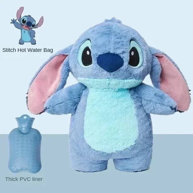 Disney Stitch Angel Winter Plush Hot Water Bottle Hand Warmer Doll Toy Game Gift - Image 2 of 4
