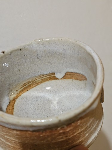 Shigaraki teabowl chawan by Eikan Okuda | Matcha tea bowl from Japan - Picture 9 of 12