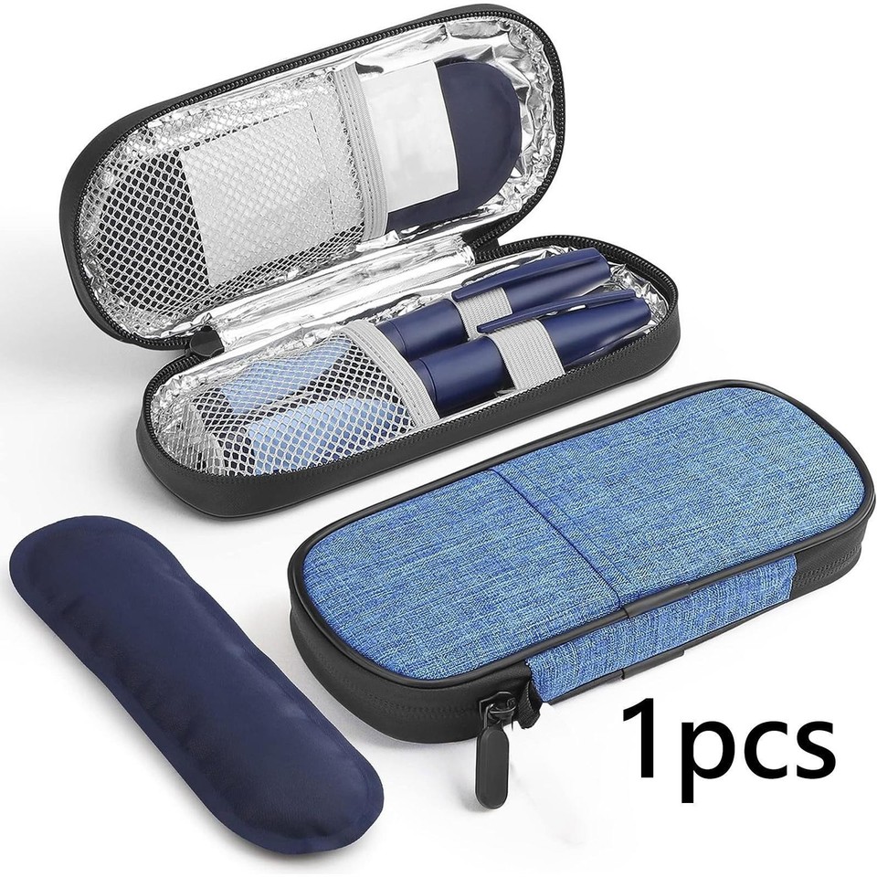 Insulinkühler, tragbare Kühltasche für Diabetiker, isoliert, medizinisch neu