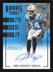 2016 Panini Contenders Rookie Ticket James Bradberry #224 Rookie Auto RC