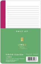 Emily Ley Simplified System Notes Refill, Lined, 5 3/8" x 8 1/2", Undated 