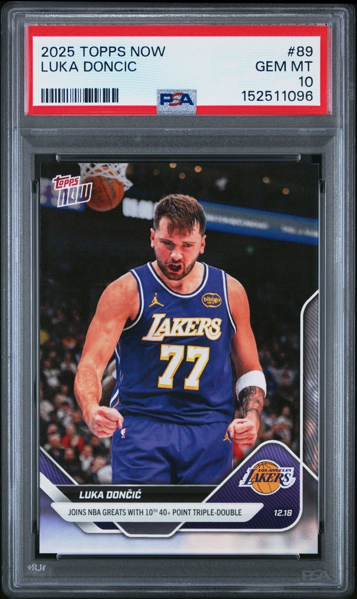 Luka Dončić 10 Graded Basketball Sports Trading Cards