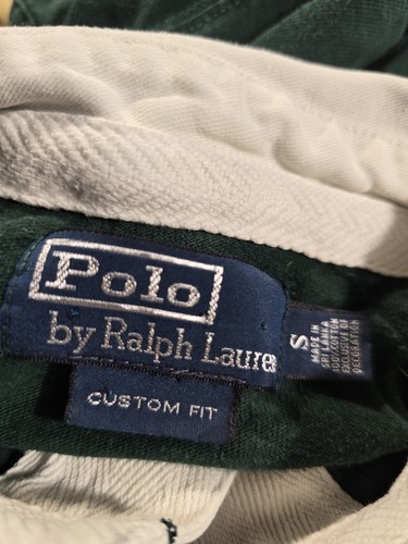 Vintage Ralph Lauren Polo Forest Green Rugby Polo Shirt Men’s Small Long Sleeves by Ralph Lauren, Size S, $49.99 - Photo 3