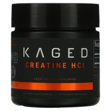 Creatine HCl, 75 Veggie Capsules 750 mg per Capsule 