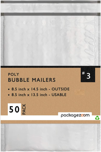 50 Pcs Poly Bubble Mailers 8.5X12 Padded Envelopes #2 Shipping Envelopes 2.5 Mil - Picture 15 of 22