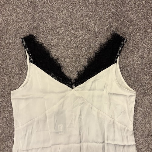 Camiseta sin mangas Worthington para mujer talla S blanca negra cuello en V nueva con etiquetas $49 - Imagen 9 de 15
