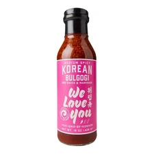 We Love You Medium Spicy Bulgogi Sauce Kosher Certified SOFI gluten free