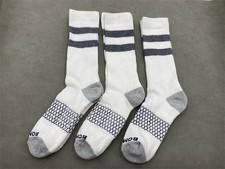 Bombas Men All-Purpose Performance Size L 3 Pairs Honeycomb Solid Calf Sock