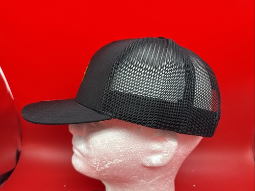 Buckingham Buck schwarze Truckermütze Netz Druckknopflasche Coozie Cup Lineman Konstruktion - Bild 4 von 14