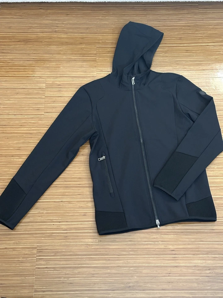 ¡Nuevo! Chaqueta de esquí Bogner Jace Softshell para hombre pequeña negra ligera impermeable  Foto 4 de 4
