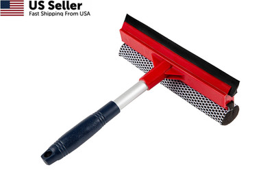 DSV Standard Window Squeegee for Handheld Squeegee, Black, Red