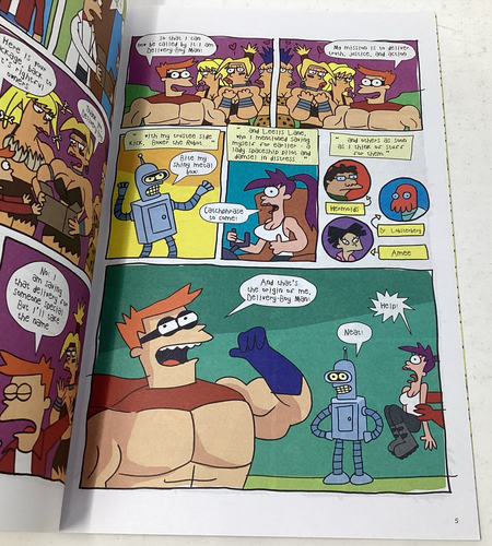 Delivery-Boy Man #1 Futurama SDCC 2010 Exclusive Comic - Picture 9 of 9