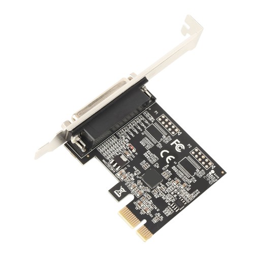 PCIE Expansion Card PCI Express 1X IEEE 1284 DB25 Parallel Port Printer Port FY - Bild 20 von 22
