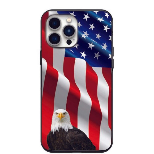 Handyhülle Waiving Amerikanische Flagge mit Weißkopfseeadler für iPhone 7 8 X XS XR SE 11 12 - Bild 13 von 56