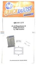 QBT49177 1:48 Quickboost F-4 Phantom II FOD Covers (ZKM kit)