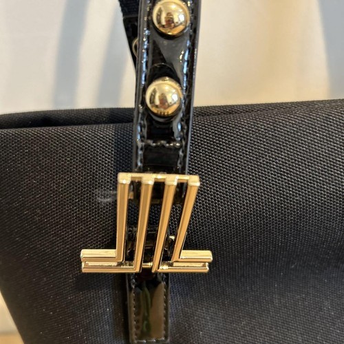 LANVIN black tote bag 15.3 inches - Picture 3 of 8