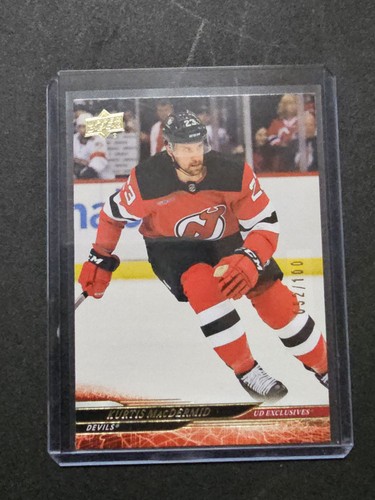 2024-25 Upper Deck Exclusives 52/100 Kurtis MacDermid #354 - Devils - Picture 1 of 2