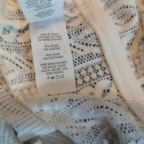 Aerie Bralette Cropped Tank Womens XL Beige Lace Crochet Festival Boho - Picture 5 of 5