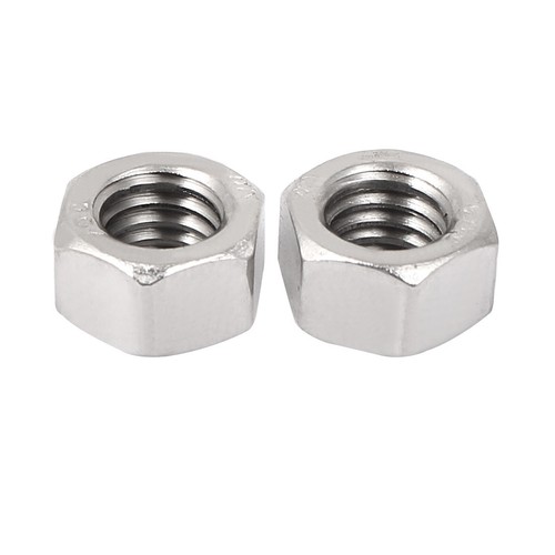 3/8"-16 304 Stainless Steel Hex Nut Fastener 10pcs for Screw Bolt - Picture 3 of 3