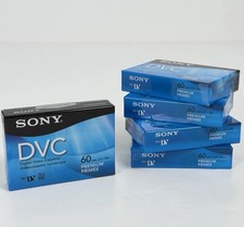 Sony Mini DV DVC Digital Video Cassette Tape 60 Minute Lot of 7 NEW Sealed