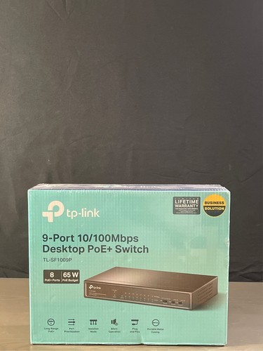 TP-Link 9 Port Fast Ethernet 10/100Mbps 1 - Picture 1 of 6