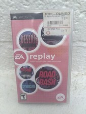 Sony PSP EA Replay : Road Rash Wing Commander Syndicate Mutant Football w/Manual
