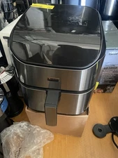 bella PRO - 6-qt. Touchscreen Air Fryer - Stainless Steel