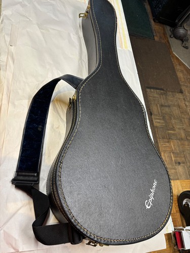 Oscar Schmidt  OE-30 Delta King Semi Hollow Electric Guitar Blue w/ Case - Picture 3 of 11