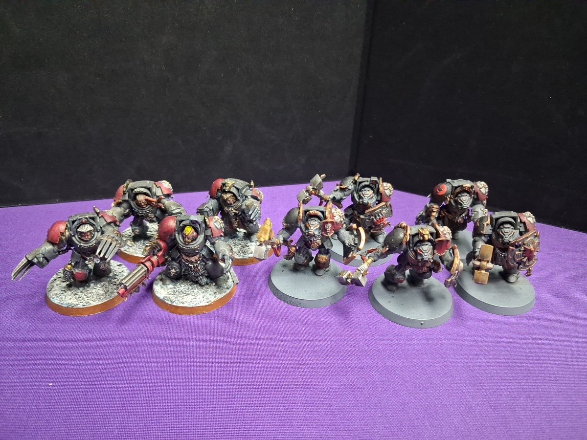 9x Warhammer Horus Heresy 30k / 40k Space marine Assault