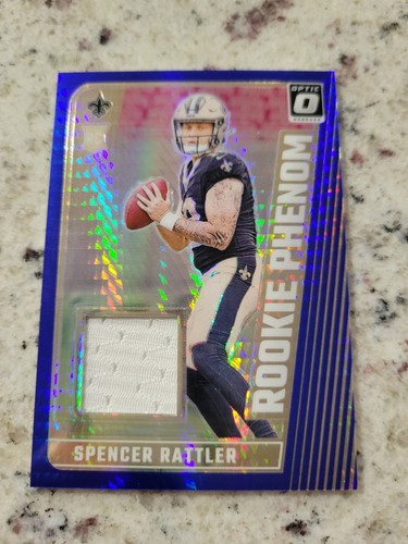 2024 Donruss Optic Spencer Rattler First Year Fresh RC (mem) Jersey patch prizm