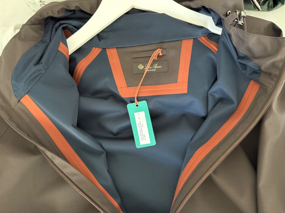 Loro Piana Acland Technowool Rain Jacket - NWT - Chocolate Brown - Image 4 of 4