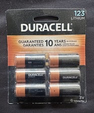 Duracell Lithium 123 3V Battery, 6CT