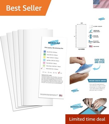 Lapping Film Microfinishing Sanding Paper Fine Polishing Sharp Edges 5 Pc