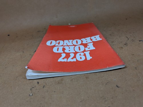 Vintage 1977 Ford Bronco Owner's Guide 2nd printing (FPS 365-10777-B) - Picture 8 of 10