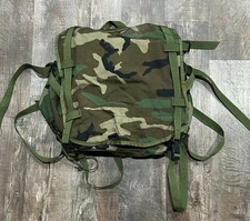 Vintage US Army Woodland Camouflage Rucksack Molle II Main Pack Survival Pack