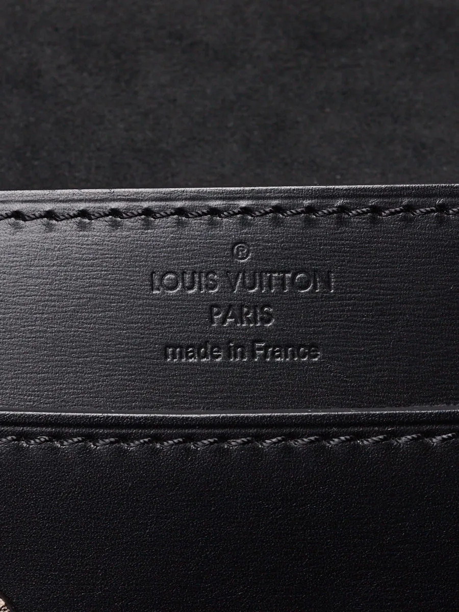 Louis Vuitton Black Leather Python Chain Louise I… - image 9