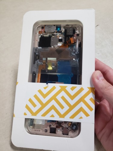Numériseur / cadre écran tactile OLED de remplacement pour LG V60 ThinQ 5G - Photo 3 sur 4