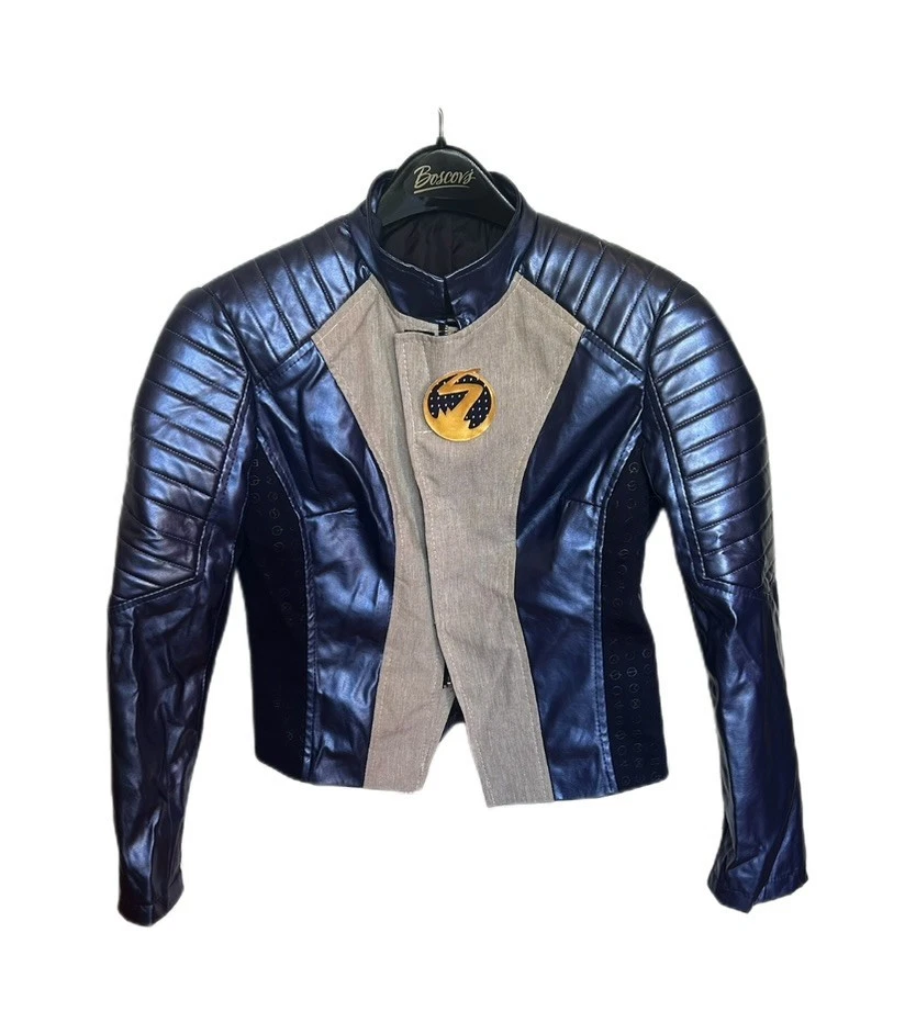 Disfraz de Disfraz Completo The Flash Temporada 5 Nora West-Allen XS Azul Metálico Blanco Foto 4 de 4