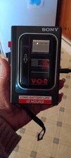 Sony Portable Cassette Recorder VOR Voice Operated Recording with 4 New Tapes