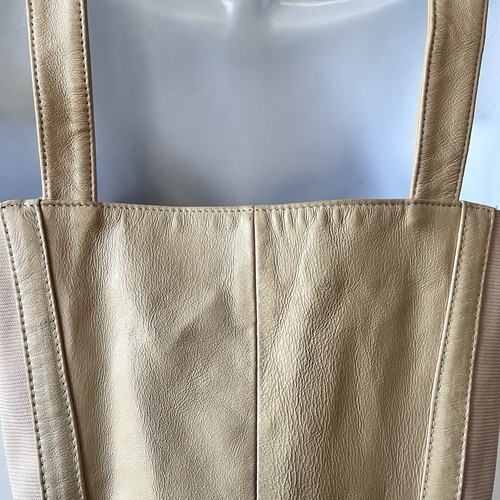 Vintage 90s SHAPE FX Womens Leather Bustier Corset Top Crochet Stretch Size 10 - Picture 10 of 14