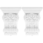 2pcs Europäische Corbels Europäische Stilschnitzer Corbels Finishing Material