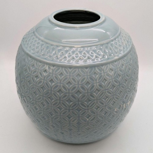 Vintage Japanese Flower Vase Celadon Flower Vase  - Picture 12 of 15